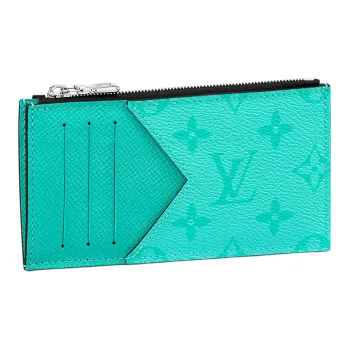 LOUIS VUITTON Coin Card Holder Miami Green