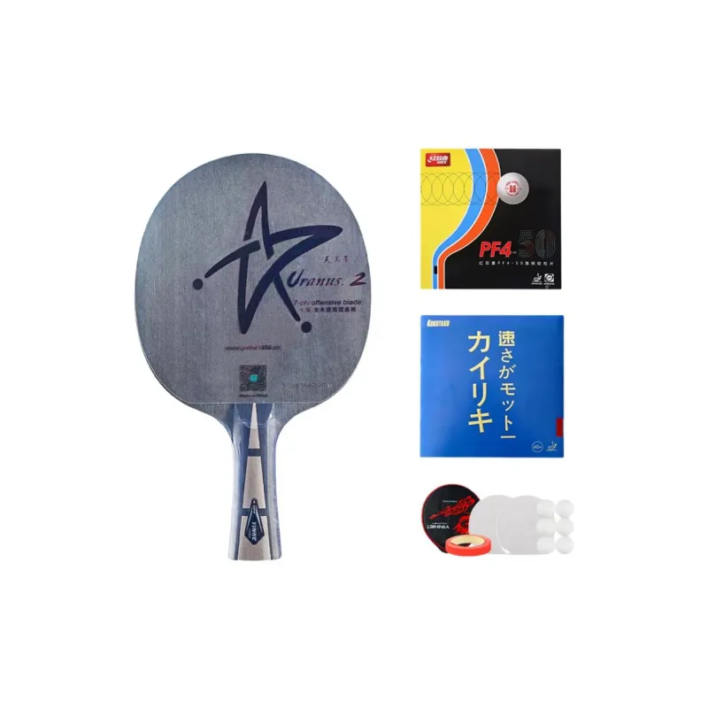 YINHE All Wood Ping Pong Paddles Fast Attack Suitable Playing Style Unisex Shakehand Grip Penhold Grip-4