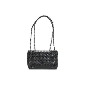 GUESS Artificial Leather Handbag, Shoulder Bag Women's Black