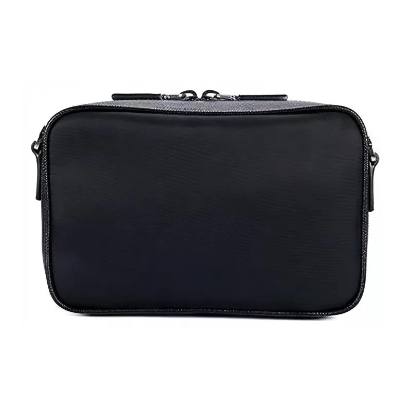 PRADA Nylon Messenger Bag, Shoulder Bag, Crossbody Bag Men's Black-3