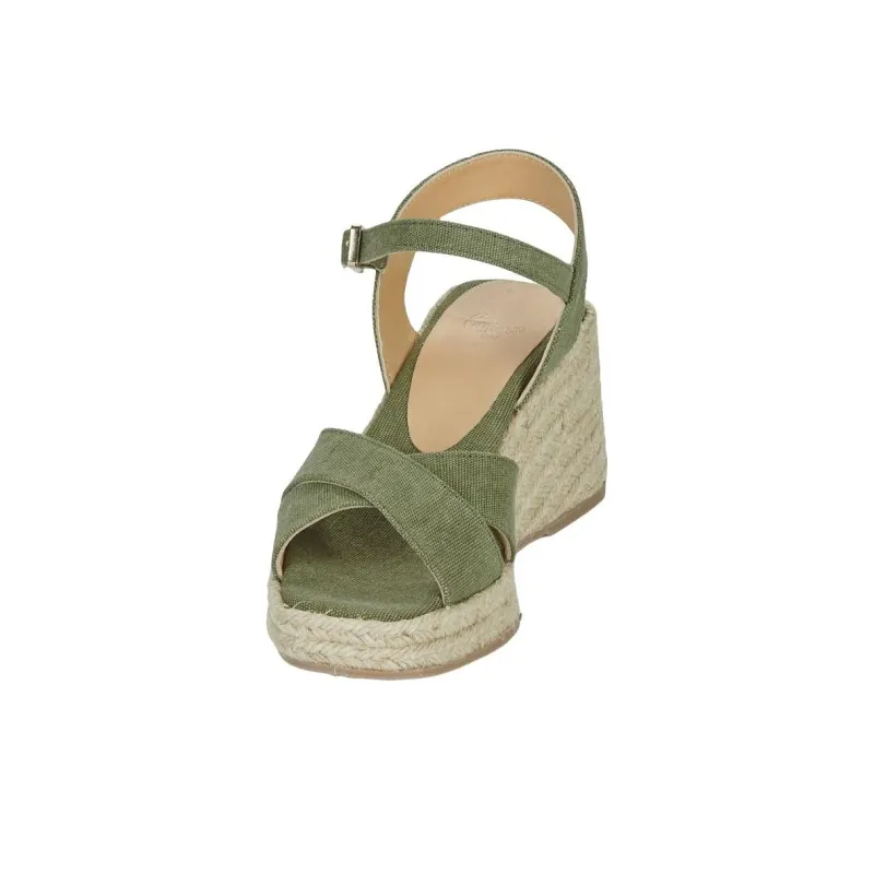 Castañer One Strap Sandals Women's Green-3