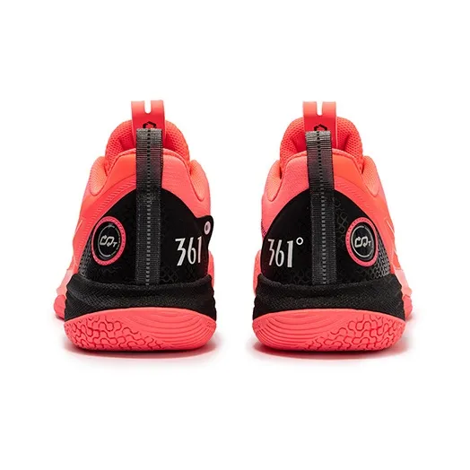 361° ONE MOTION Wave Series Basketball Shoes Men Low Top Red/Black-3