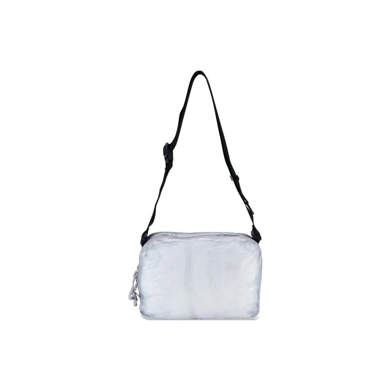 KOLON SPORT PE Polyethylene Fiber Shoulder Bag Crossbody Bag Regular Unisex Gray-3