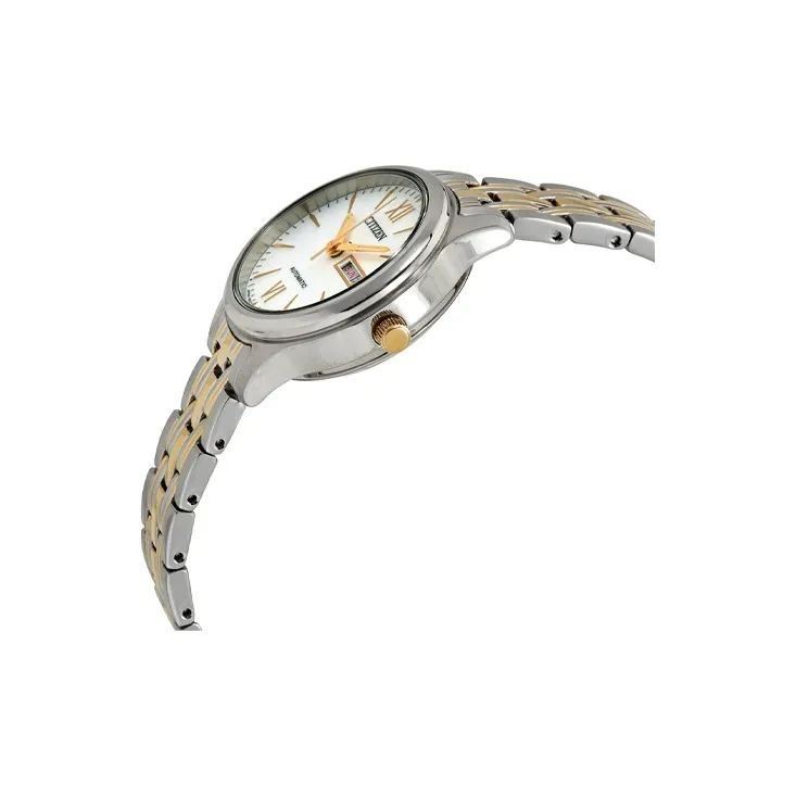 CITIZEN Automatic Mechanical Movement Stainless Steel Strap Watch Women's Watch White Dial PD7134 51A-4
