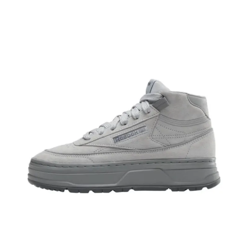 Reebok Women's Club C Geo Mid 'Pure Grey' Women's-0