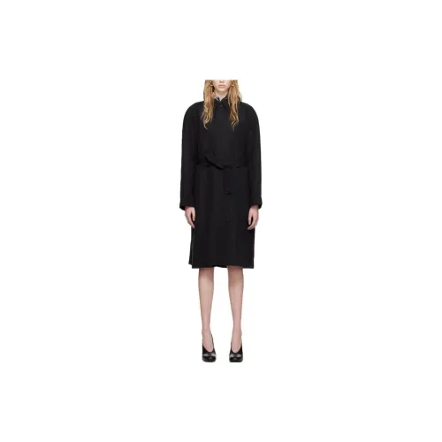 Lemaire Trench Coats Women's Black