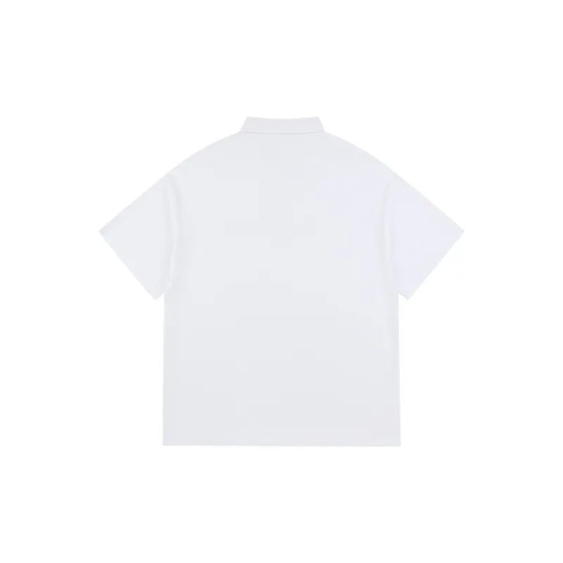 GOOSELIAR Short-Sleeved Polo Shirt Top Unisex-1
