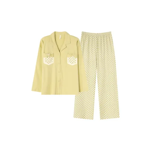 Kerener Pajama Set Women's Yellow