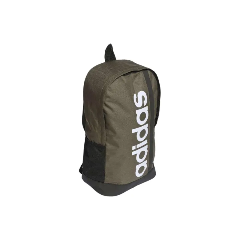 Adidas Recycled Polyester Plain Weave Fabric Backpack Regular Unisex Olive-1
