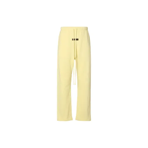 Fear Of God Essentials Casual Pants Unisex Golden Yellow