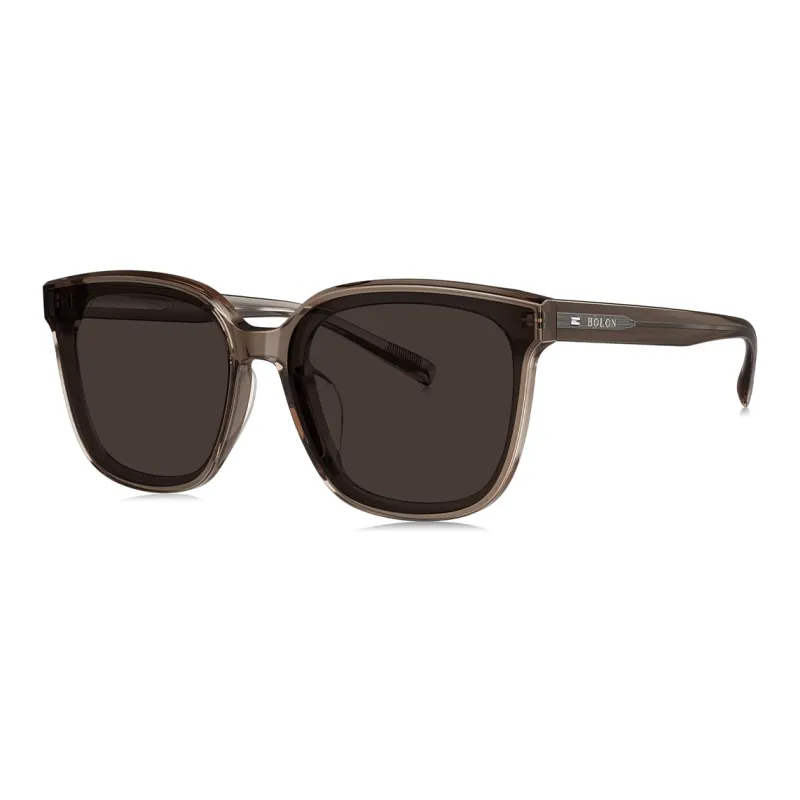 BOLON Plate Frame Square Sunglasses Unisex Black-0