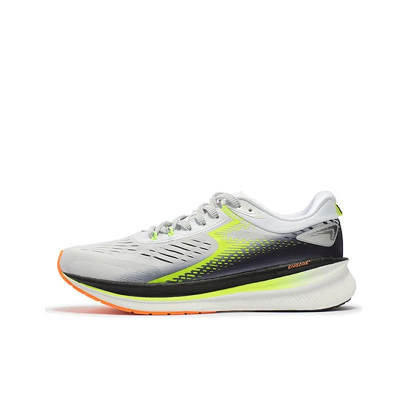 361° Centauri SE Shock Absorbers Slip Resistant, Abrasion Resistant, Breathable Low Top Running Shoes Men's White Black-0
