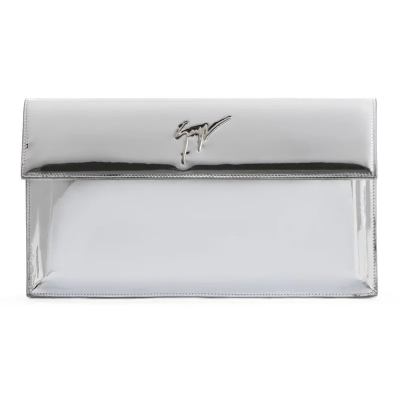 Giuseppe Zanotti Sabhin Logo-plaque Clutch Bag-0