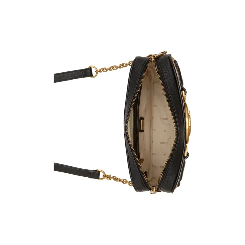GUESS PU Camera Bag Shoulder Bag Crossbody Bag Regular Women's Brown & Black-3