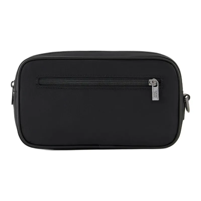 EMPORIO ARMANI Recycled Nylon Handbag Toiletry Bag Unisex Black-2