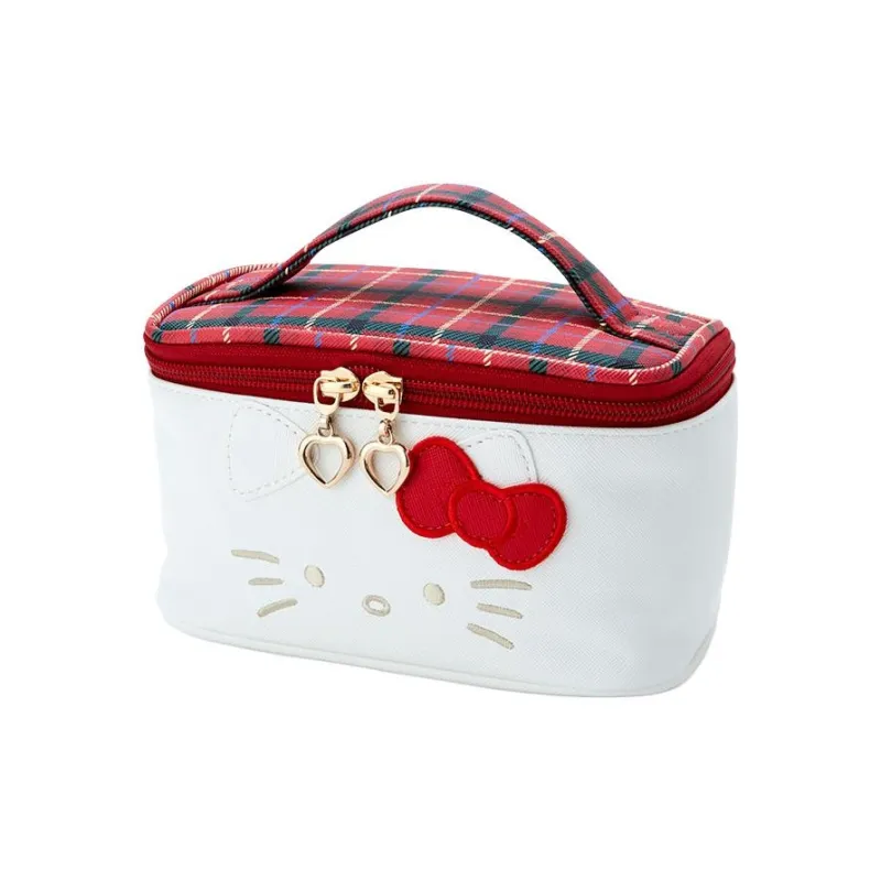 Sanrio PU Makeup Bag Regular Women's White & Red-0