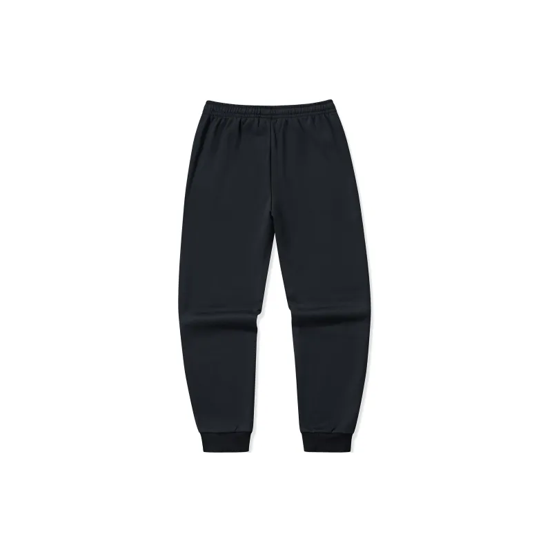 Erke Knitted Sweatpants Women's Jet Black-1