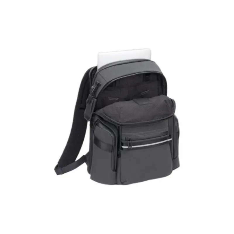 TUMI Alpha Bravo Polyester Polyester Nylon Backpack Regular Men's Iron Gray-4