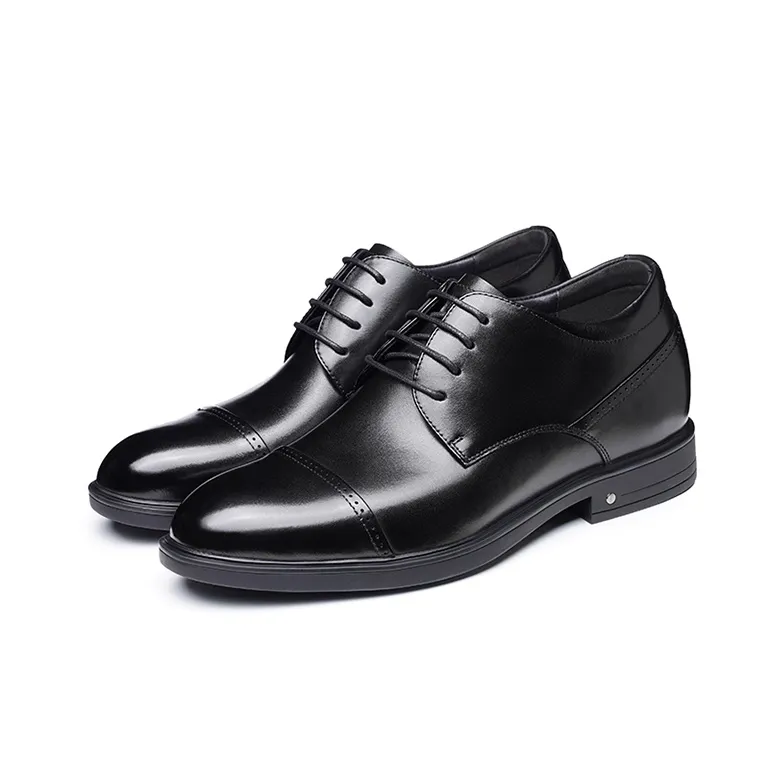 LAORENTOU Dress Shoes Men Low Top Black-10