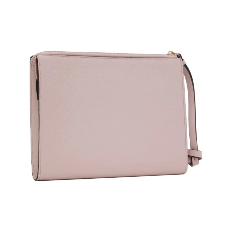 Chloe Alphabet Calfskin Clutch Women's Light Purple-2