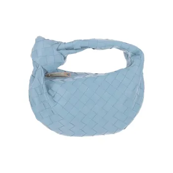 Bottega Veneta JODIE Lambskin Handbag Mini Women's Blue