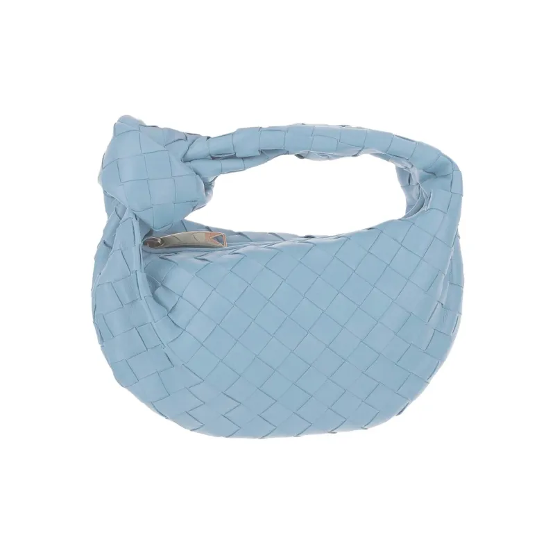 Bottega Veneta JODIE Lambskin Handbag Mini Women's Blue-0