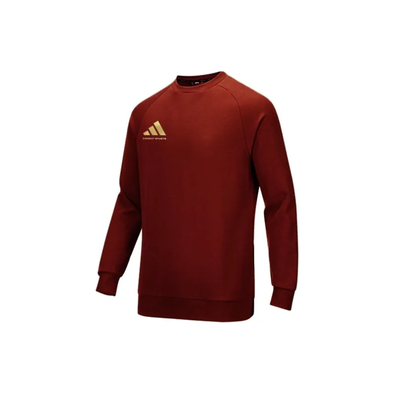 Adidas Sweatshirt Unisex Red Gold-2