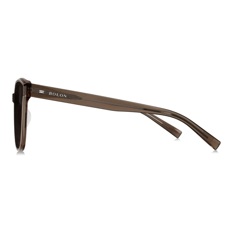 BOLON Plate Frame Square Sunglasses Unisex Black-2