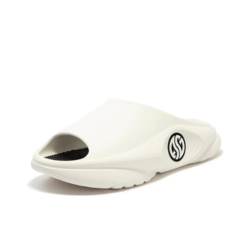 361° Slide Slippers Men's White Black-1