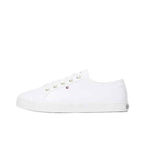 Tommy Hilfiger Skateboard Shoes Women's Low-Top White