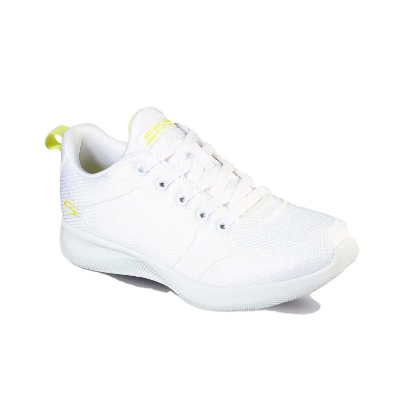 Skechers Bob's Slip Resistant Low Top Casual Shoes Women's White Yellow-2