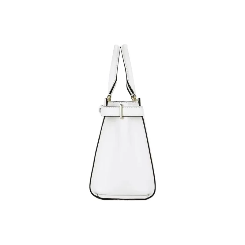 Kate Spade Staci Cross Grain Cow Leather Handbag Shoulder Bag Crossbody Bag Women's White-3