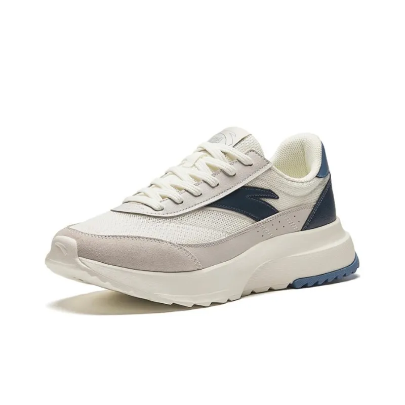 Anta Xiaoice Candy Cushioning Wear Resistant Low Top Casual Shoes Men's White Gray Blue-1