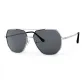 Silver Frame with Black Gray Lens[Polarized]
