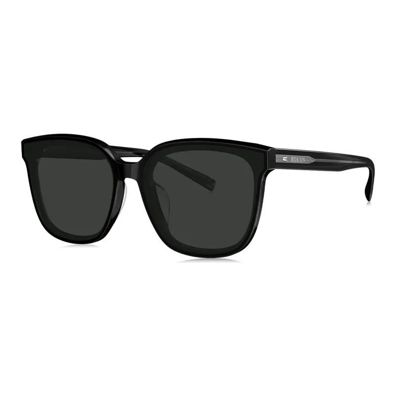 BOLON Plate Frame Square Sunglasses Unisex Black-3