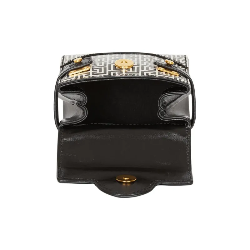 BALMAIN Logo Monogram Chain Linked Shoulder Bag-3