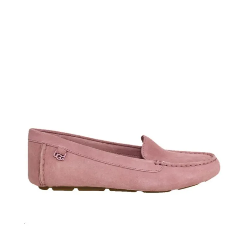 UGG Flores Suede Loafer 'Beverly Pink' Women's-1
