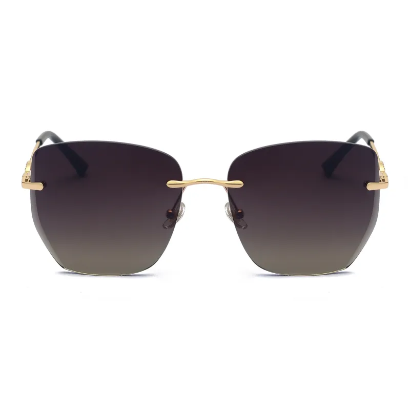 MUSTKOO Irregular Shape Sunglasses Unisex-3