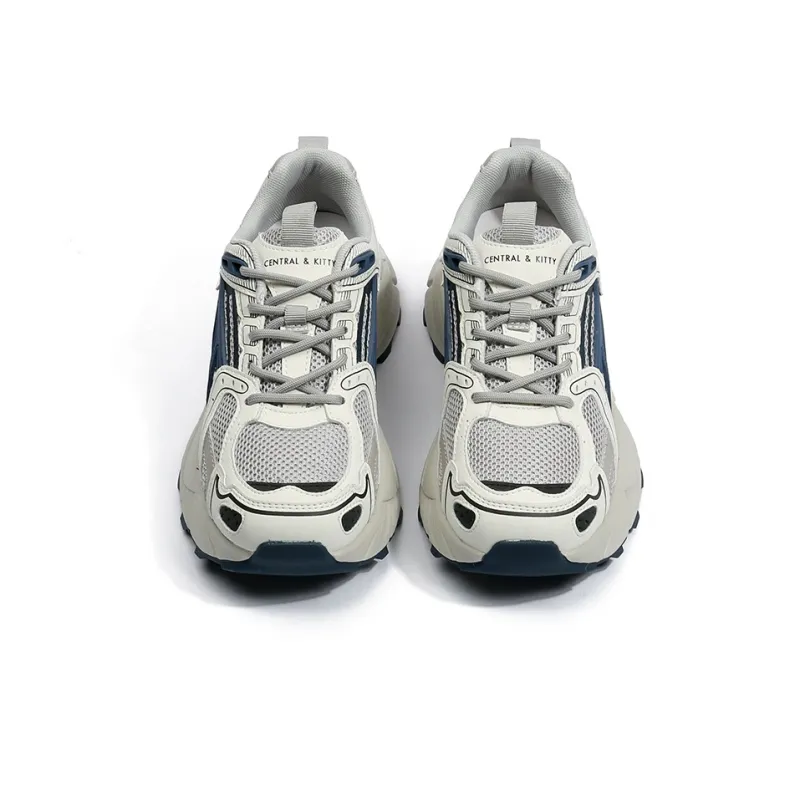 CENTRAL&KITTY Anti-Slip Wear-Resistant Low-Top Chunky Sneakers 5cm Women's-1