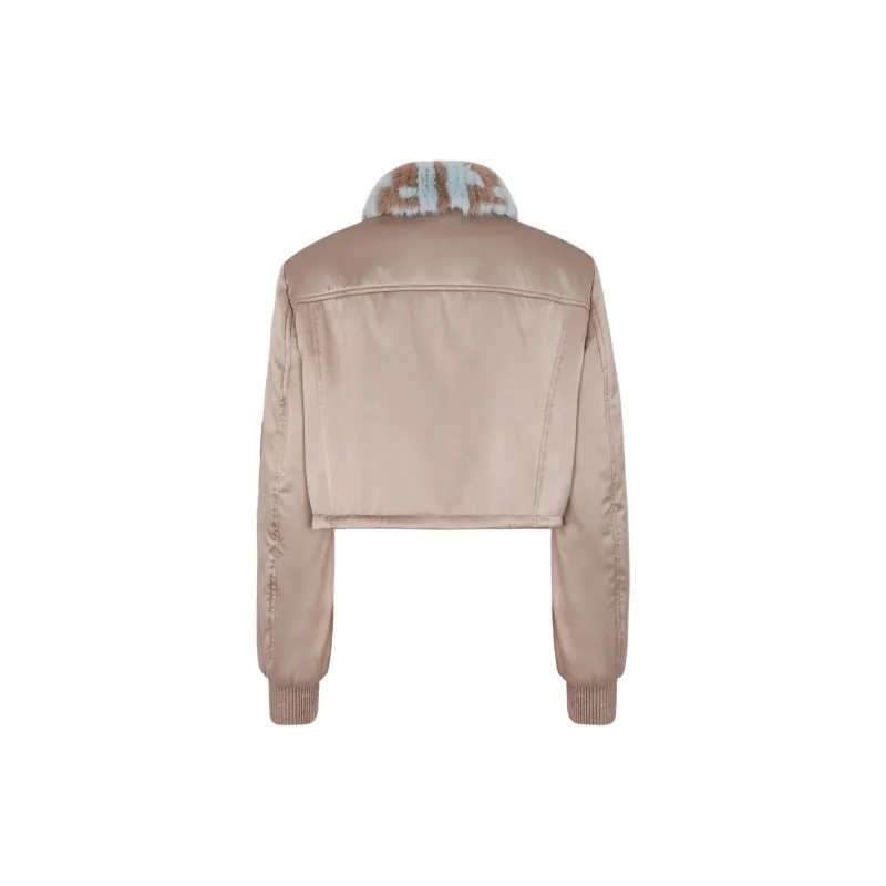 FENDI Jackets Coats Women's Gray-1