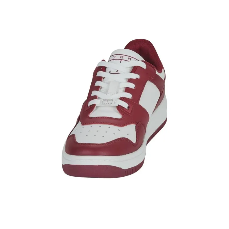 Tommy Hilfiger Low Top Skateboard Shoes Women's Red-3
