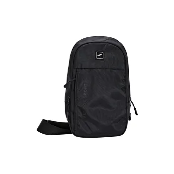 Joma Fabric One Shoulder Crossbody Sling Bags Regular Unisex Black