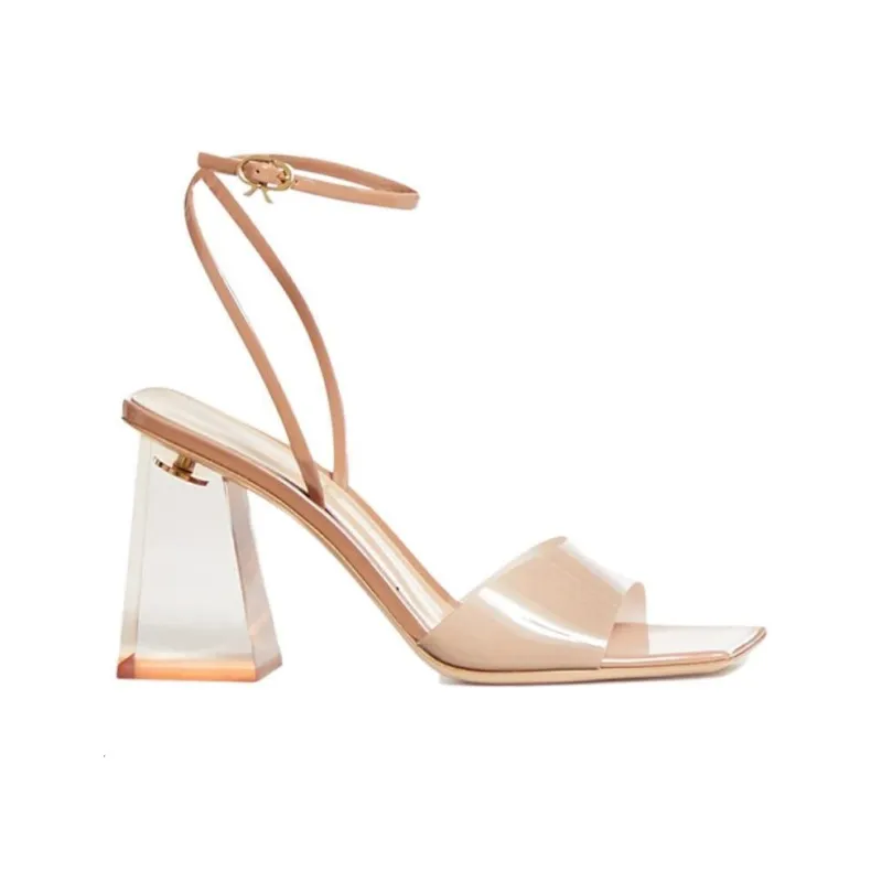 GIANVITO ROSSI 85mm Square-toe Sandals-1