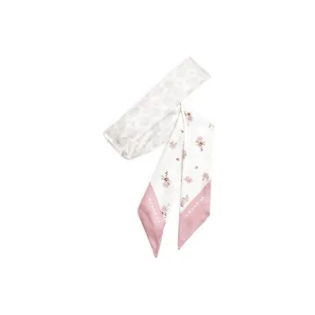 COACH Silk Scarves Unisex Multicolor