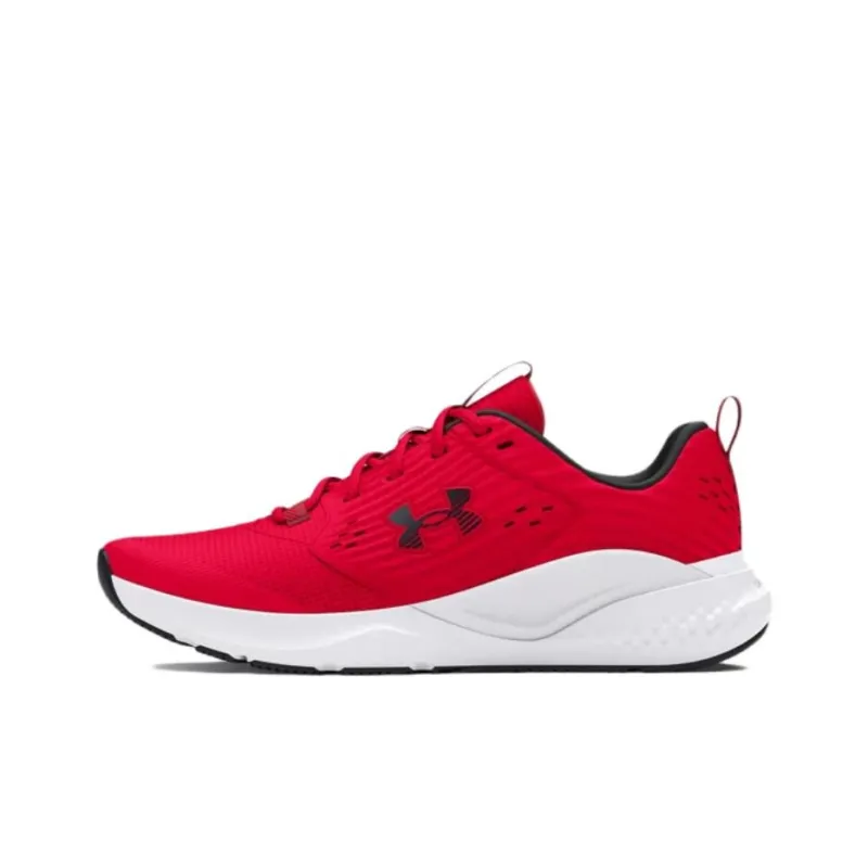 Under Armour Commit 4 Slip-Resistant Low-Top Training Shoes Men's Red-0