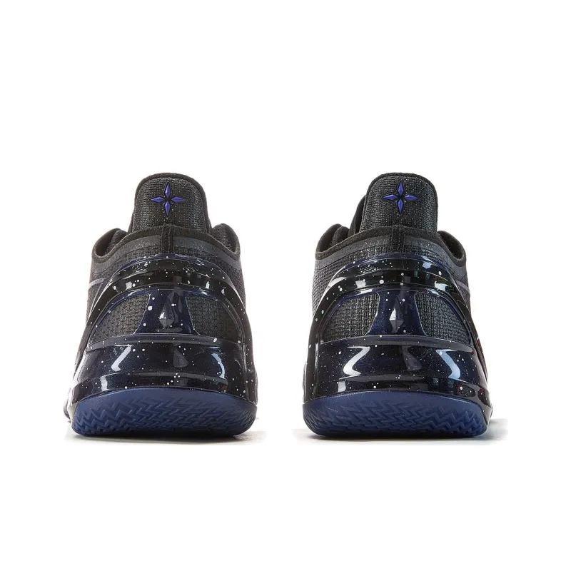 LiNing Blade 4V2 Cushioning Slip Resistant Lightweight Rebound Low Top Basketball Shoes Men's Black-5