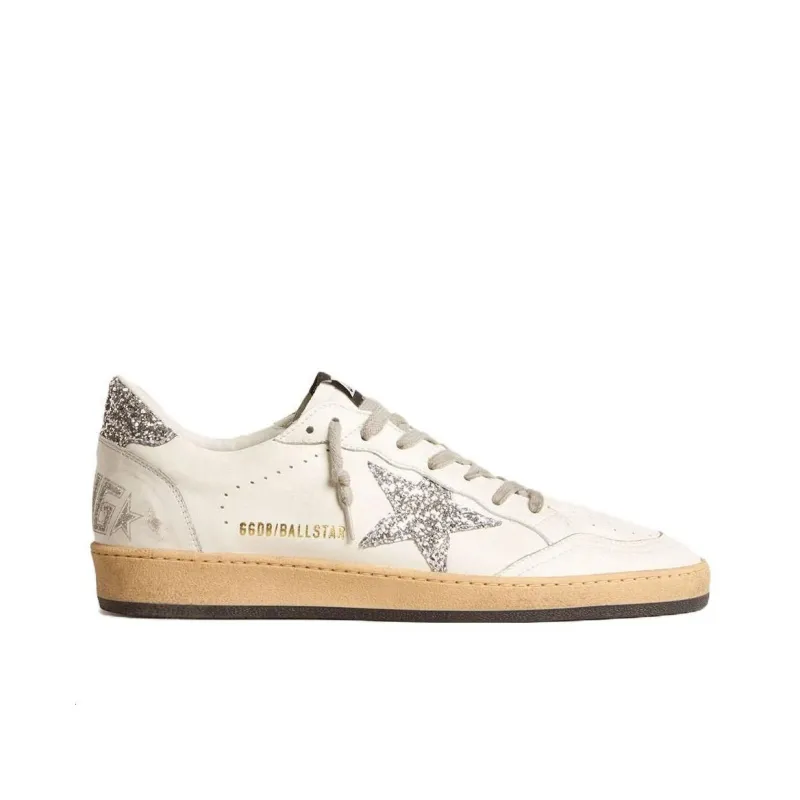 Golden Goose Ball Star Low Top Skateboard Shoes Women's White-1