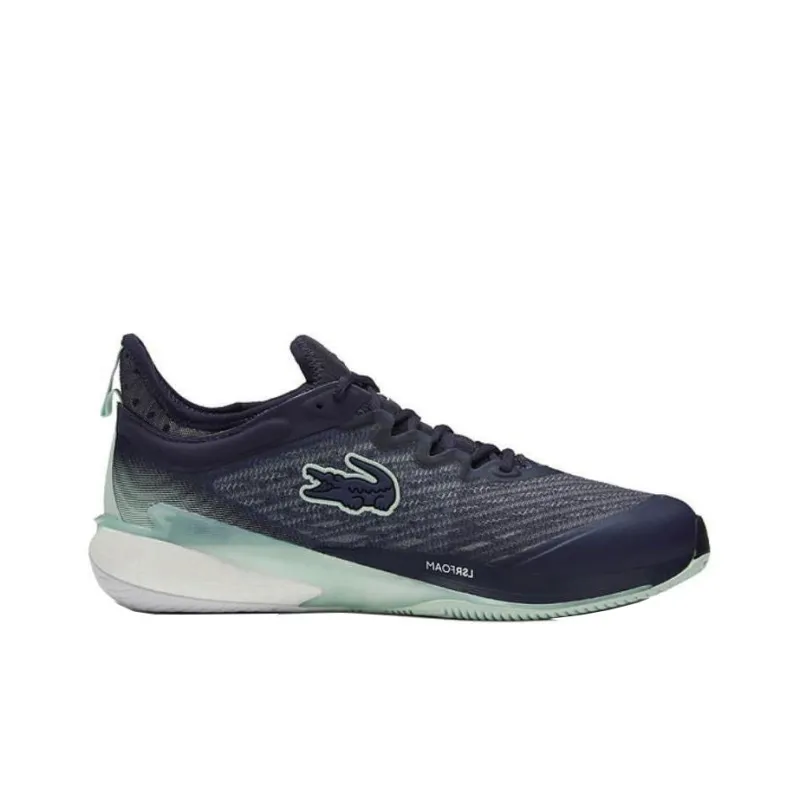 LACOSTE Anti Slip Wear Resistant Low Top Casual Shoes Men's Navy Blue-1