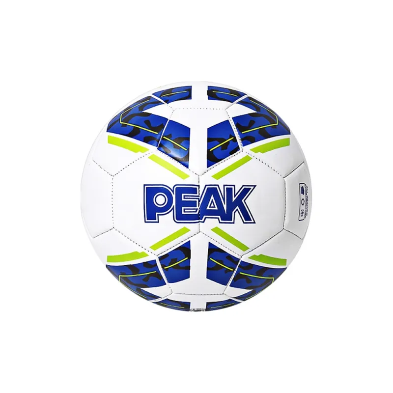 PEAK Size 5 Soccer Machine Stitched Soccer Ball Unisex Black And White Blue green White Powder-2