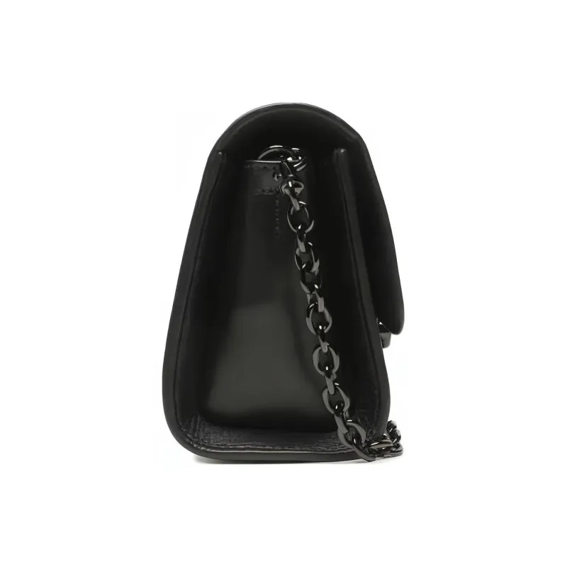 Furla Metropolis Collection Soft Smooth Leather Shoulder Bag, Crossbody Bag Mini Women's Black-3